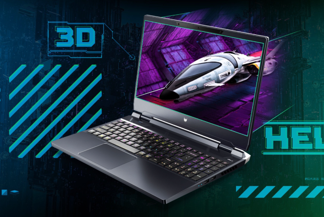 裸眼3D游戏、设计：acer宏碁发布“掠夺者”Predator Helios 300 SE 游戏本