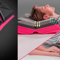 小米有品上新太空悬浮枕 ，黑科技自动调节角度，仰睡侧睡呼吸自如~