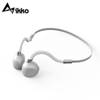 艾刻（IKKO）ITG01骨传导蓝牙耳机运动无线耳机防水防汗跑步骑行耳机骨感耳机亮银白