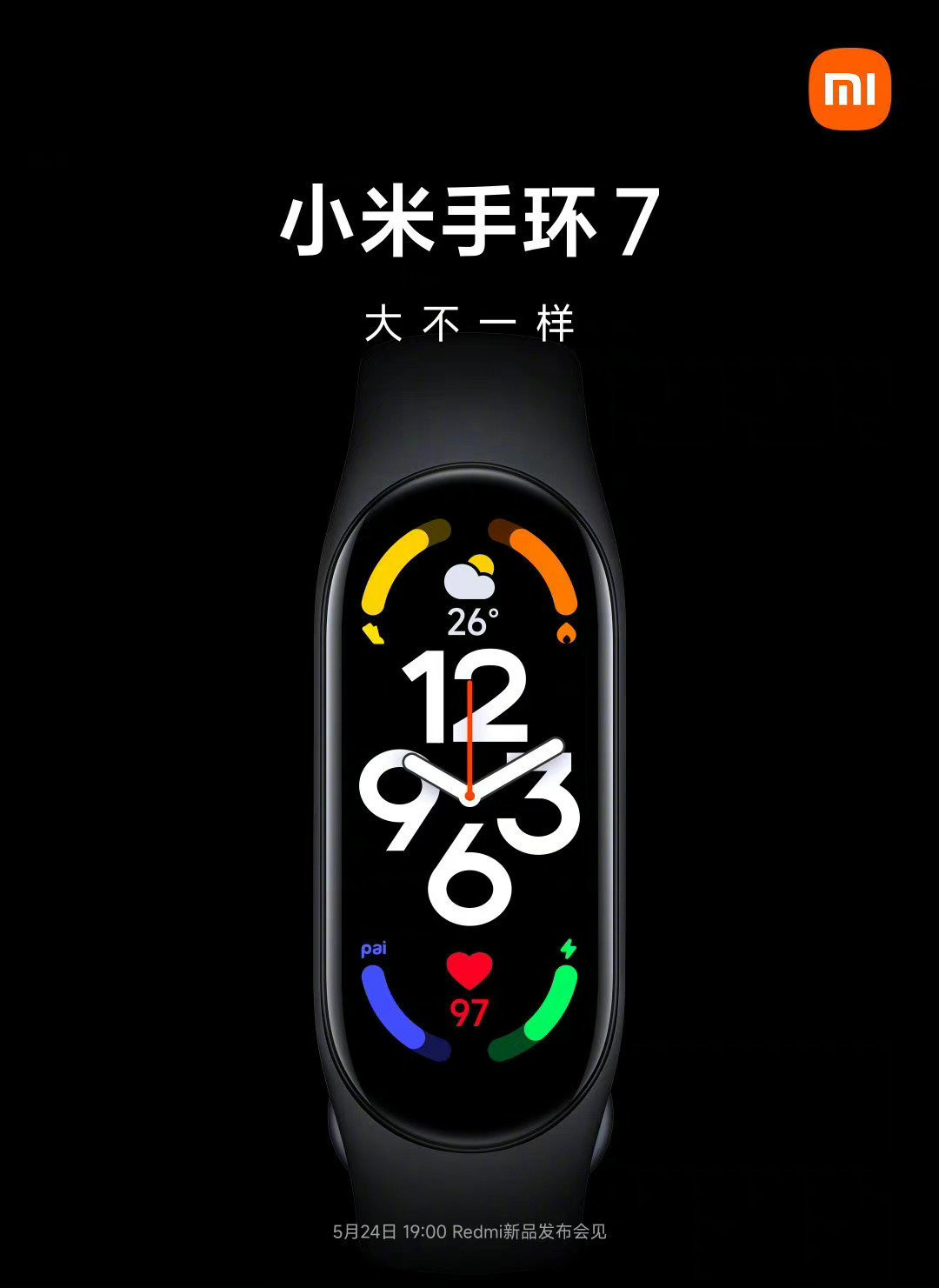 科技东风丨小米手环7官宣、魅族手机新外观专利公开、阿米洛发布“520”限定龙凤键盘