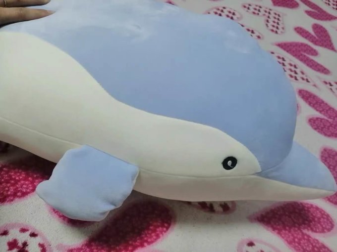 毛绒布艺怎么样 海豚毛绒抱枕,给闺蜜精挑细选的礼物!_什么值得买