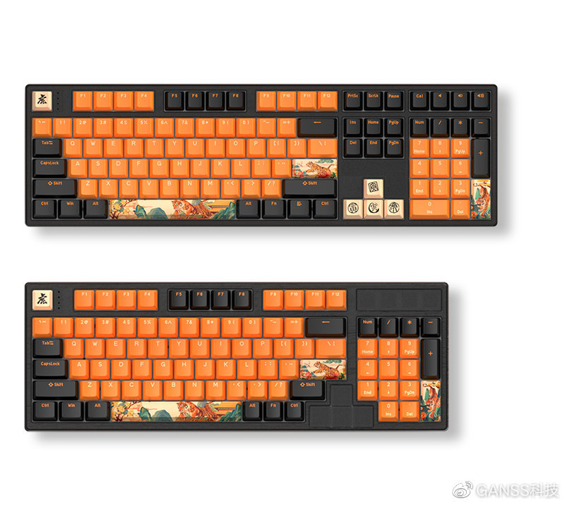 HELLO GANSS 发布 HS-Tiger 系列生肖主题机械键盘