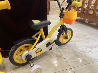 乐的小黄鸭儿童自行车