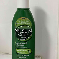 舒缓头皮的selsun绿瓶洗发水