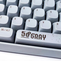 一键三模 颜值在线的小翘水泥灰机械键盘