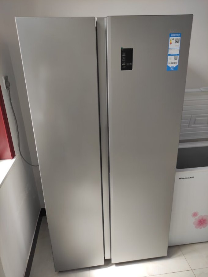 海尔对开门冰箱