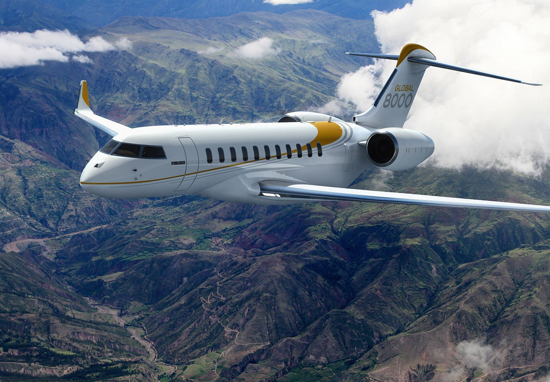 刷到全世界最快的商务喷气式飞机是你的实力 - 庞巴迪Global 8000