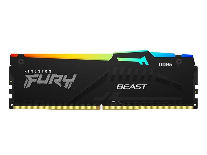 金士顿推出 FURY Beast DDR5 RGB“野兽”系列内存，最高6000MHz