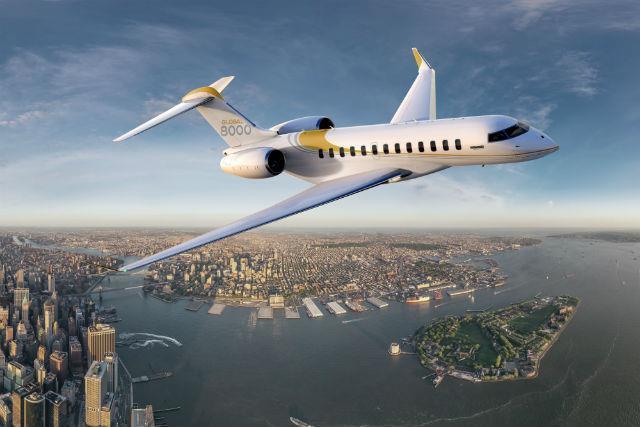 刷到全世界最快的商务喷气式飞机是你的实力 - 庞巴迪Global 8000