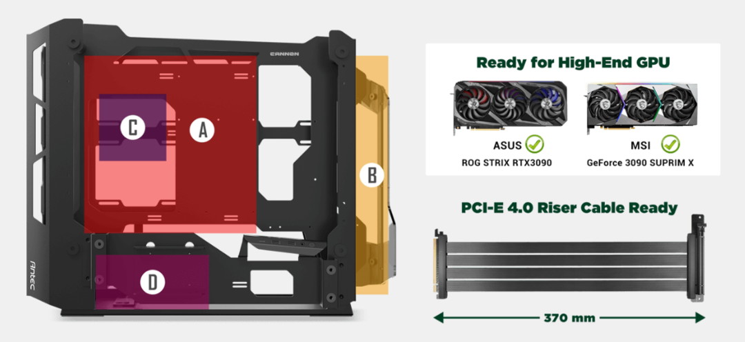 安钛克发布 Cannon Elite 顶级水冷机箱，显卡位置灵活部署、适合顶级水冷系统