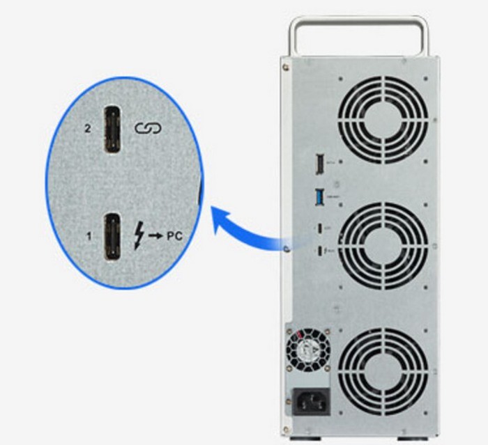 铁威马发布 D8-332 RAID 储存器，8盘位、支持雷电3
