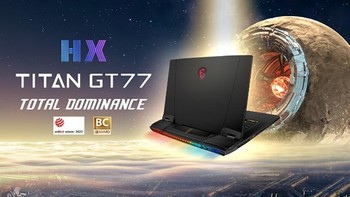 微星发布“机皇”Titan GT77 ，搭RTX 3080 Ti、四风扇顶级散热