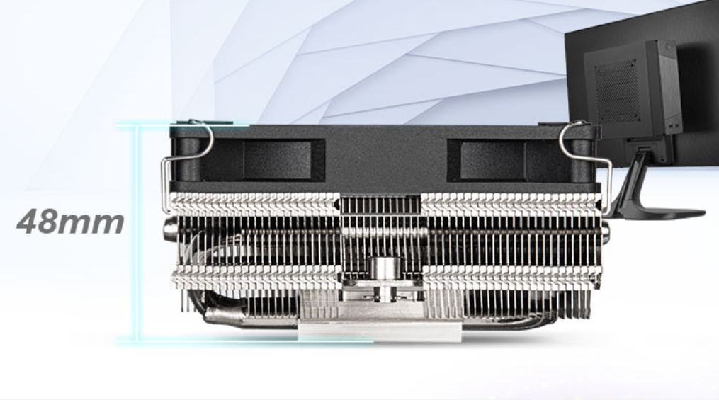 银欣发布 Hydrogon H90 ARGB 下压散热器，可压制120W TDP处理器、4热管