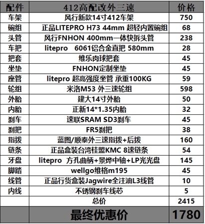 儿童自行车