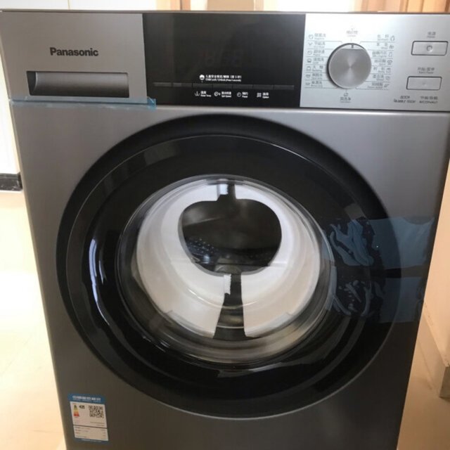 panasonic松下星曜系列xqg80esn81滚筒洗衣机8kg钛空银