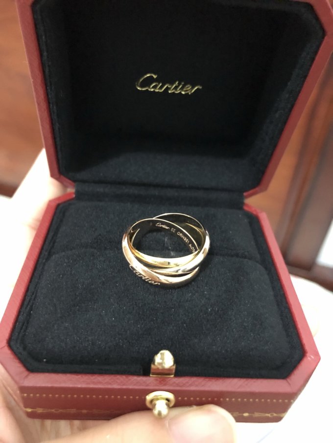 卡地亚k金戒指