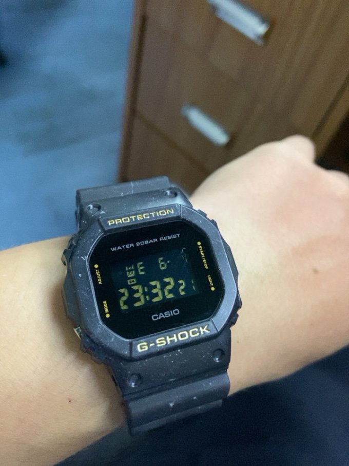 卡西欧男款石英表怎么样 没人发就让我来吧.dw5600ws-1_什么值得买