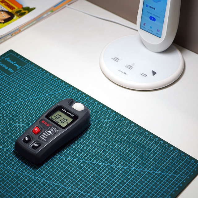 亮度、色温、聪明光全面测试，有道智能学习灯