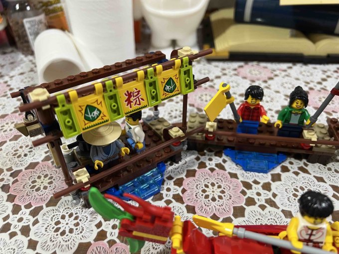 端午节应景乐高80103赛龙舟