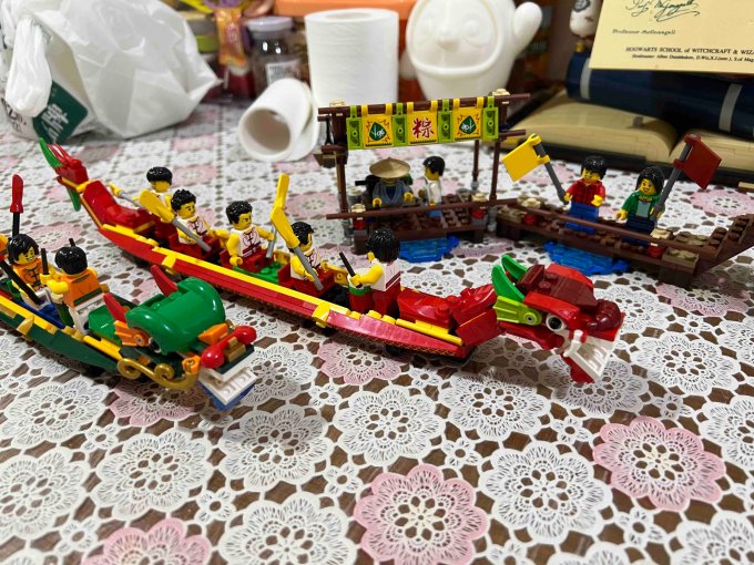 端午节应景乐高80103赛龙舟