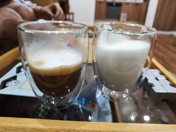 性价比之王Latte350ml双层玻璃杯