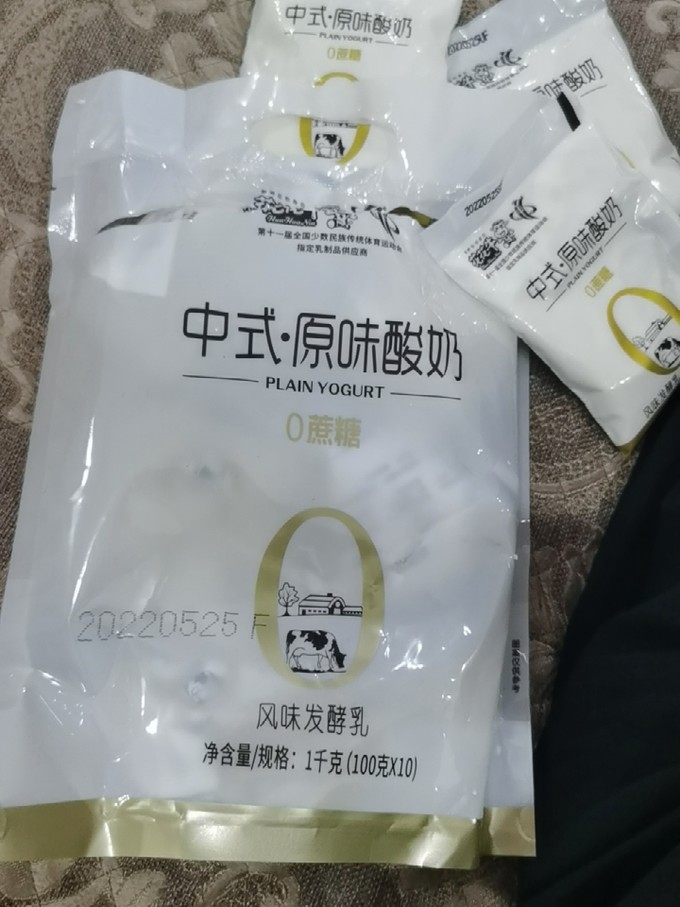 會回購的天貓精選huahuaniu 花花牛 中式原味0添加蔗糖酸奶風味發酵乳