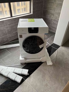 小米洗烘一体机搭配晾衣架