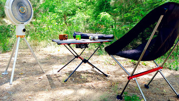户外亲子自驾露营 篇五：可登山徒步携带便携露营桌椅