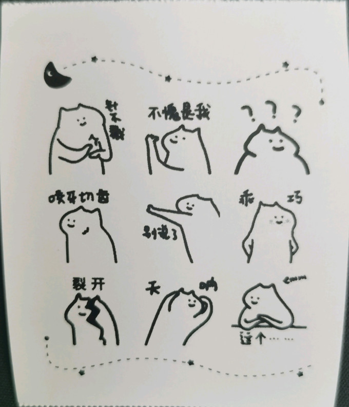 十分方便携带9199 使用体验: 可以打印散文,单词,表情包(bushi