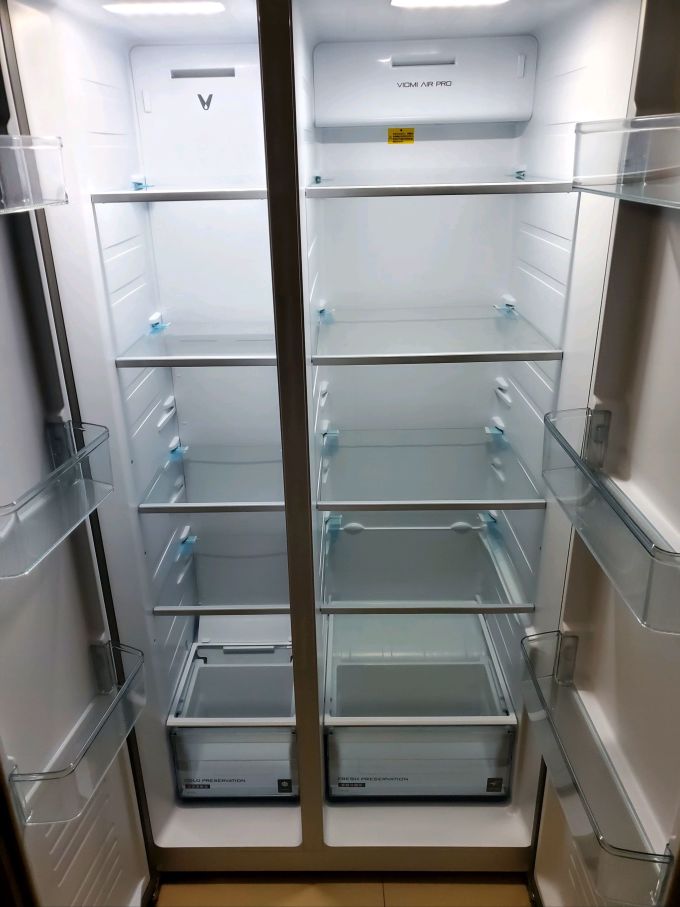 云米对开门冰箱