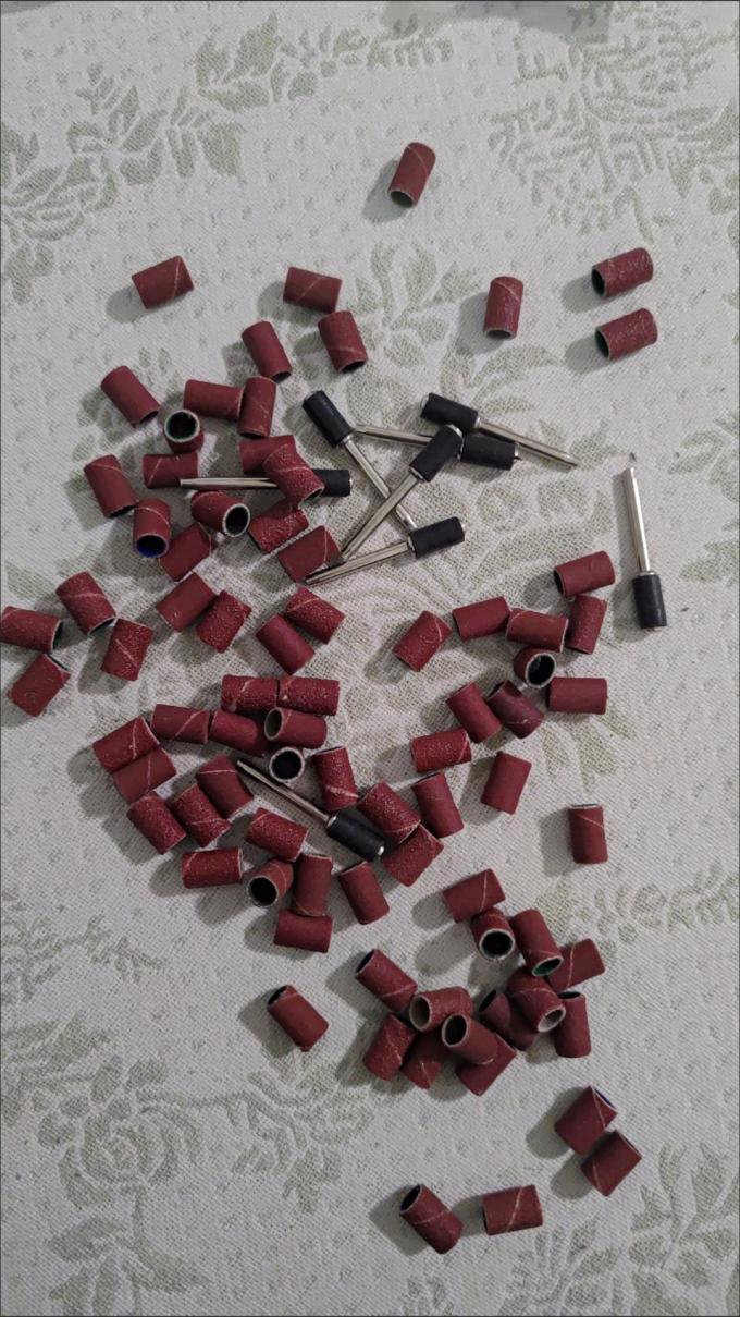 光滑包邮砂纸圈电磨用砂纸卷除锈抛光轮菩提去皮木头金属打磨砂063