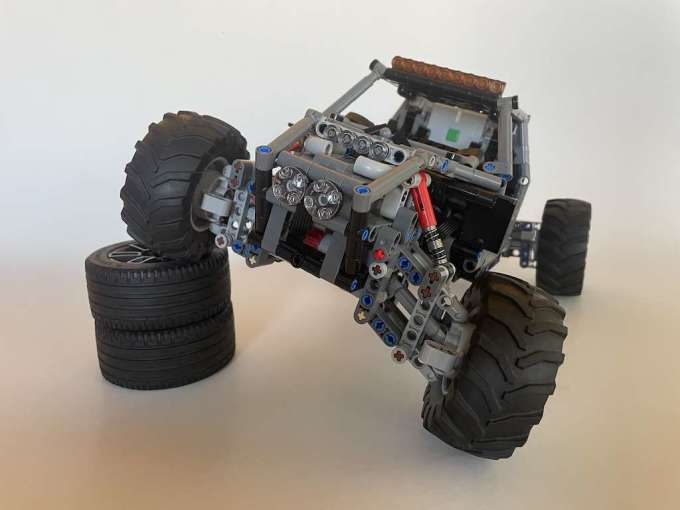 乐高积木42129奔驰卡车的另一种玩法