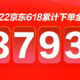  京东 618 战绩公布：累计下单金额超 3793 亿元　