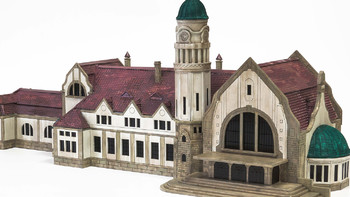 nca做模型 篇十：津浦铁路济南车站制作