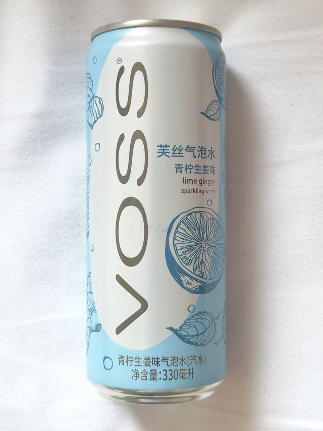 voss青柠生姜味气泡水评测