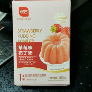 展艺草莓味布丁粉