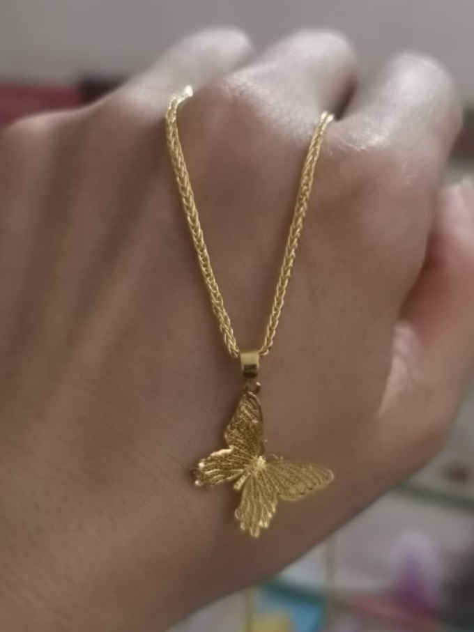 潮宏基黄金项链