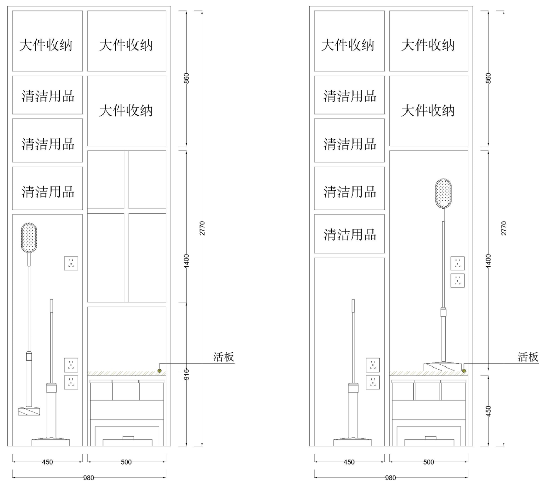 柜子别再这么打了，扫地机器人、洗地机全用不了！100%橱柜设计师都没想到这一点