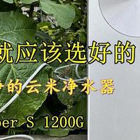 净水器选好的，又快又净的云米泉先净水器Super S 1200G，真棒