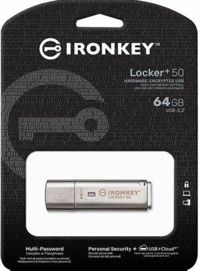 金士顿发布 IronKey Locker+50 加密U盘