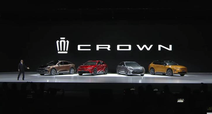 全新丰田皇冠正式全球首发，共四款车型亮相，一款今年进入国内