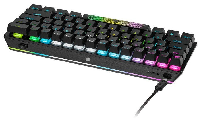 美商海盗船发布 K70 PRO MINI RGB无线键盘、三模、热插拔轴、环绕灯效