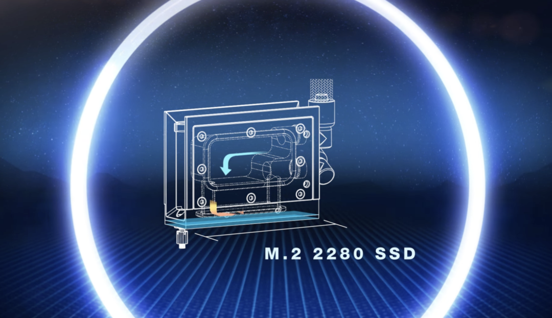 M.2 SSD 上水冷！十铨发布支持CPU和SSD散热的 AIO 水冷散热器