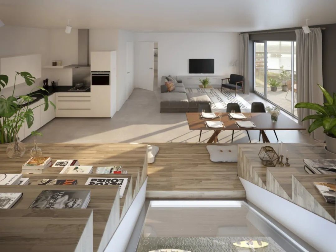 荷兰又出 水上住宅 悬挑户型能从地板看水景 家装主材 什么值得买