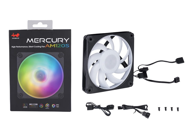 迎广发布 Mercury AM120S 静音风扇：支持RGB、适用于紧凑型机箱