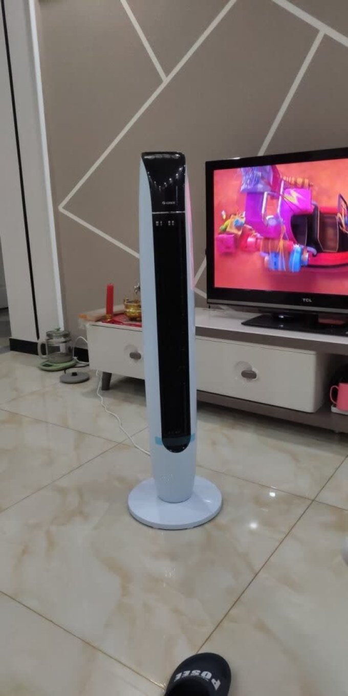 配合空调使用更好 京东 格力(gree)家用塔扇大风量遥控定时电风扇