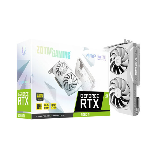 索泰发布 AMP 月白系列显卡：首发 RTX 3060/3060 Ti 两款