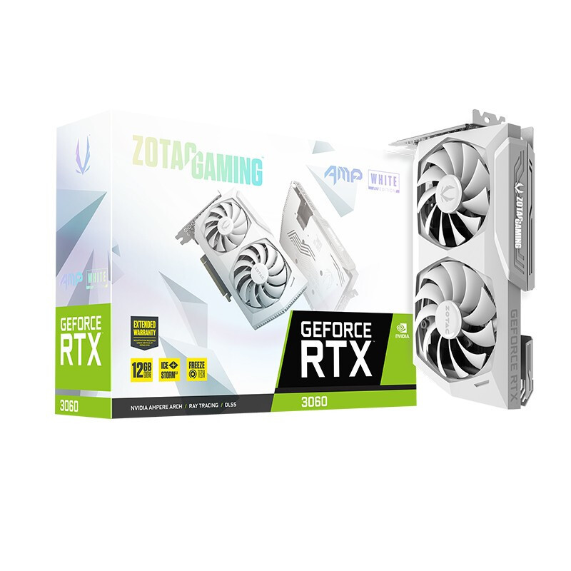 索泰发布 AMP 月白系列显卡：首发 RTX 3060/3060 Ti 两款