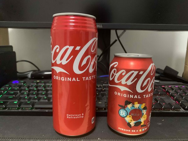 日本可乐和中国香港可乐对比