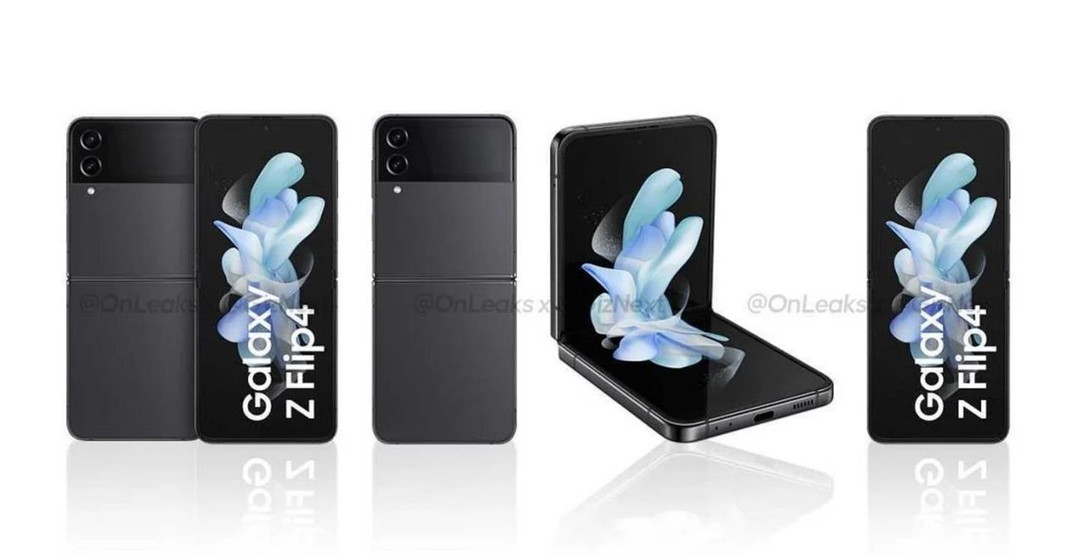 三星 Galaxy Z Flip4 官方渲染图曝光，4款配色首次亮相